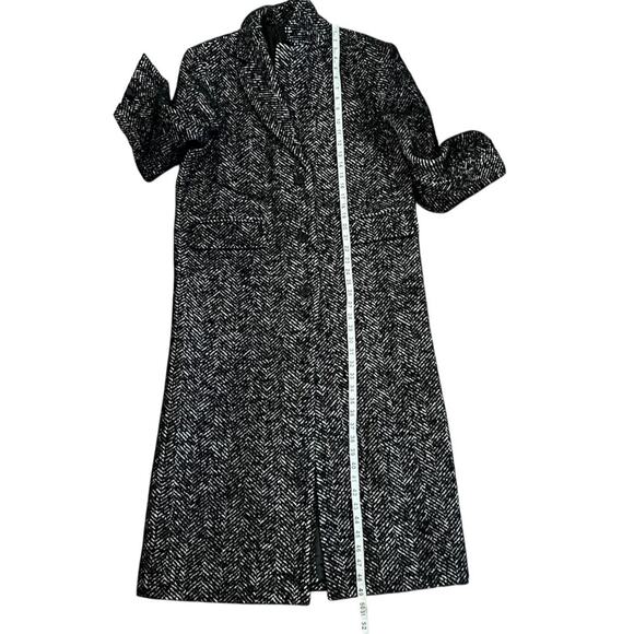 NEW Anine Bing Quinn Coat Black & White Tweed - Picture 10 of 10